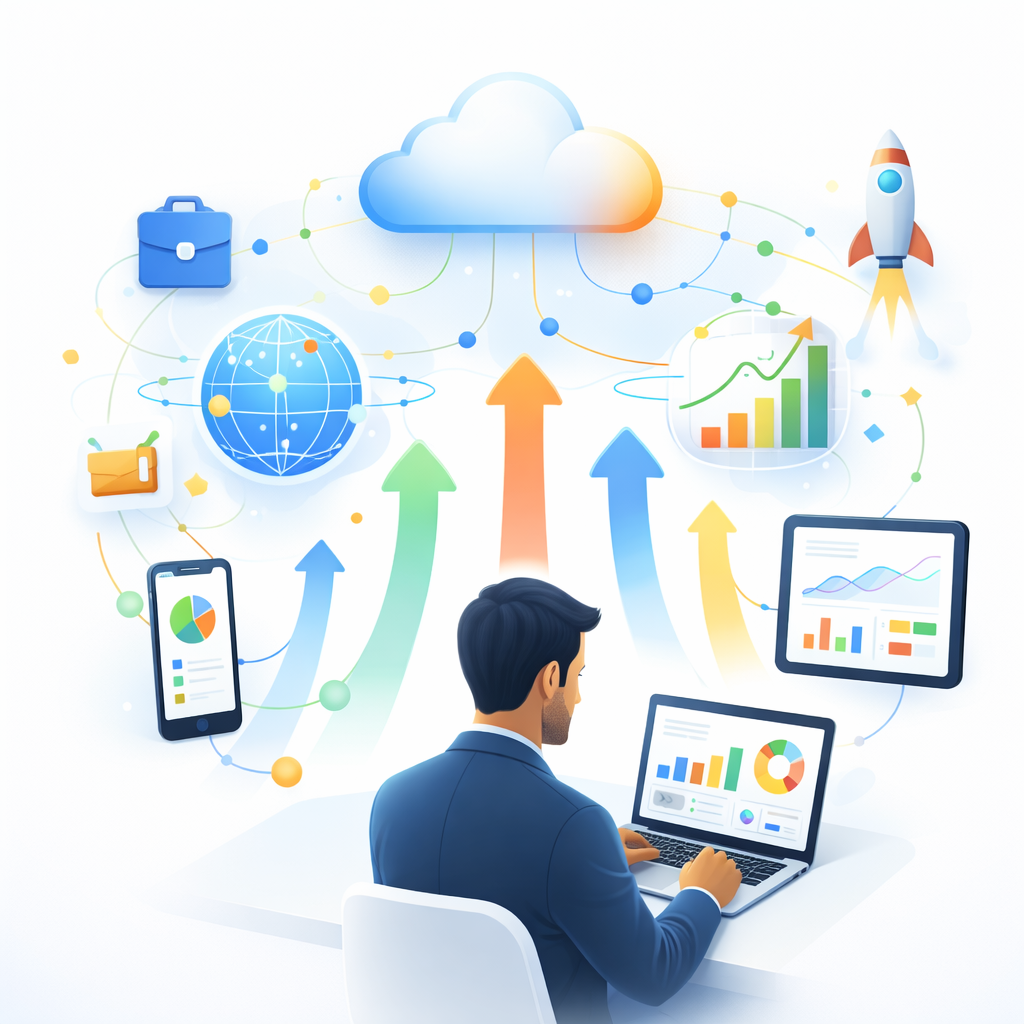 Business growth and tech connectivity