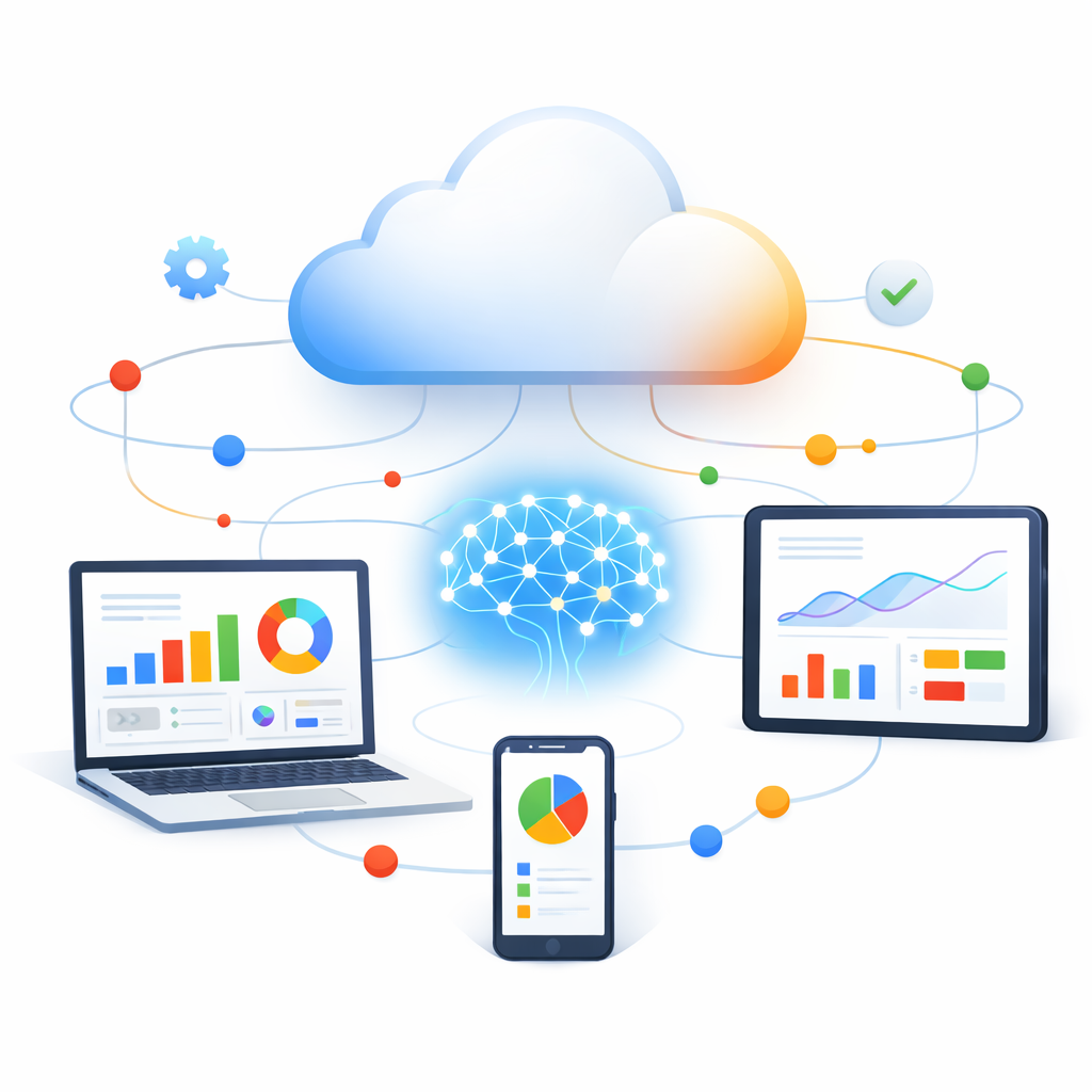 Connected cloud-based ecosystem with AI